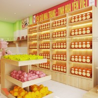 Ấn tượng với mẫu thiết kế shop hoa quả Bích Châu